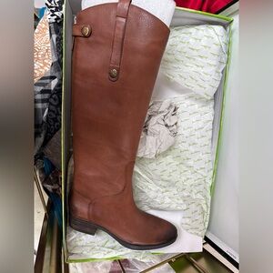 Sam Edelman Tall Brown Leather Riding Boot